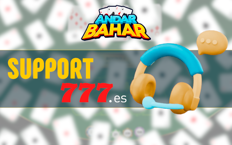 Support in Andar Bahar at Bet777 casino