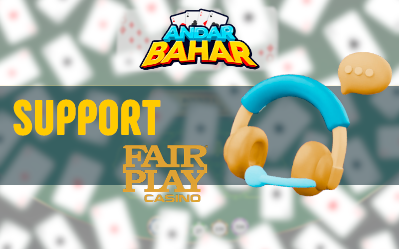 Support in Andar Bahar at Fair Play casino
