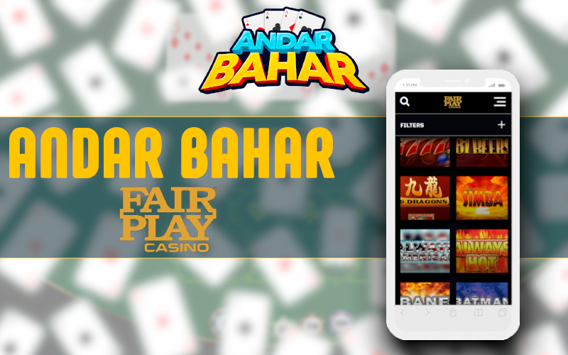 Welcome to the online game Andar Bahar at Fair Play casino