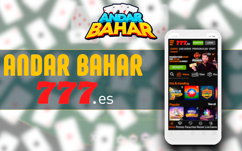 Welcome to the online game Andar Bahar at Bet777 casino